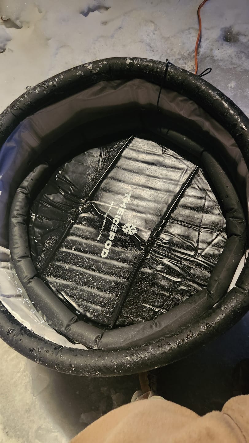 Customer photo review of Insulated Ice Pod Lid