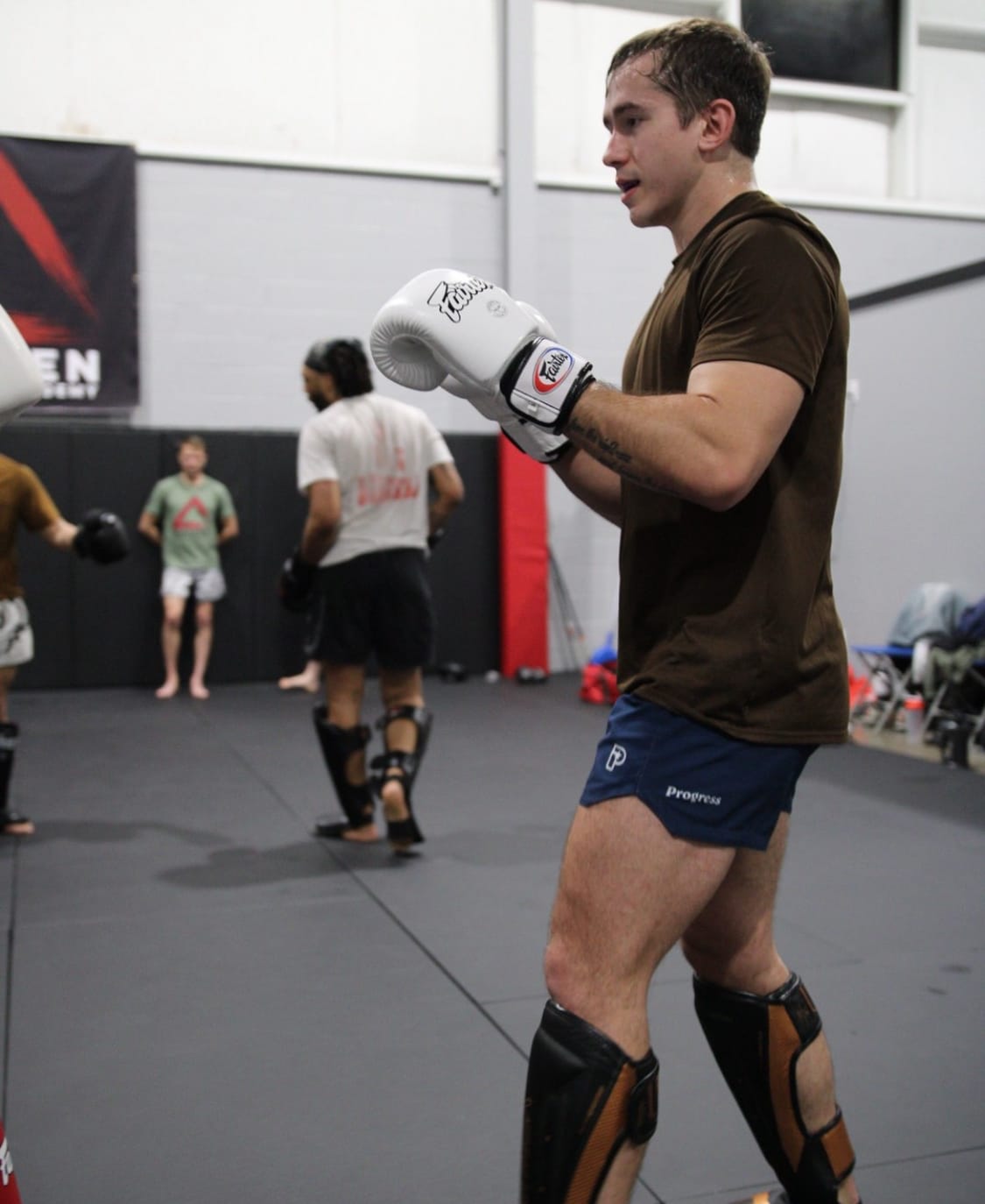 Customer photo review of Fairtex BGV1 Muay Thai Boxing Glove - Solid Colors
