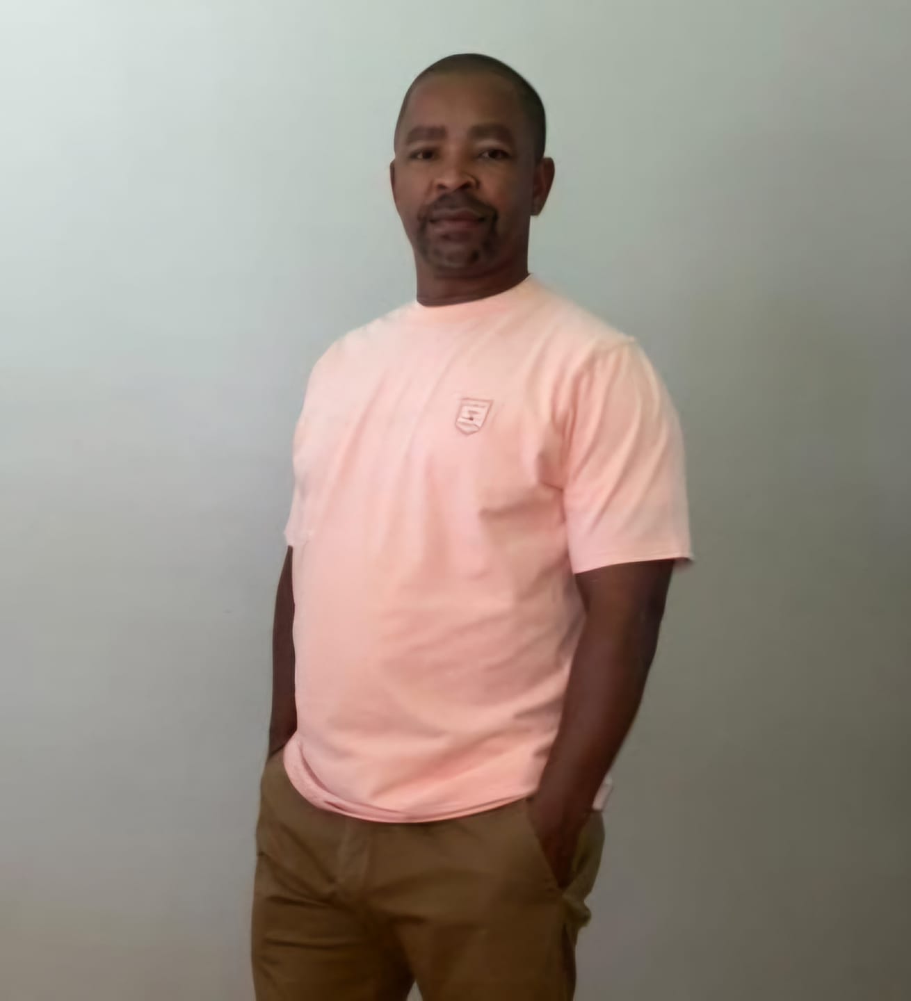 Customer photo review of Palm T-Shirt Peach