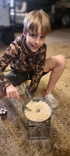 Customer photo review of Joshua 1:9 'Lion' Youth Performance Shorts