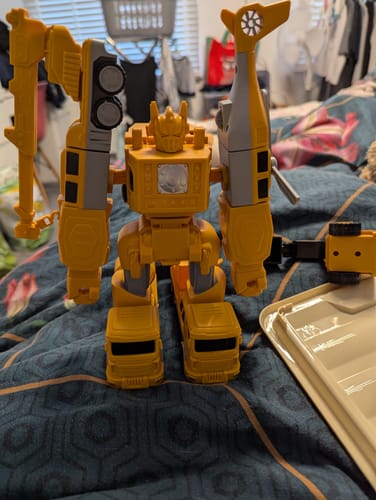 Customer photo review of Magnetic Transform Engineering Car Toy