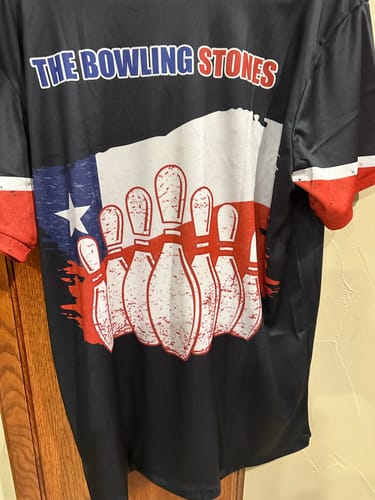Customer photo review of Texas Flag Bowling Polo Shirt For Men Custom Bowling Team League Jersey Vintage Bowling Shirt BDT176