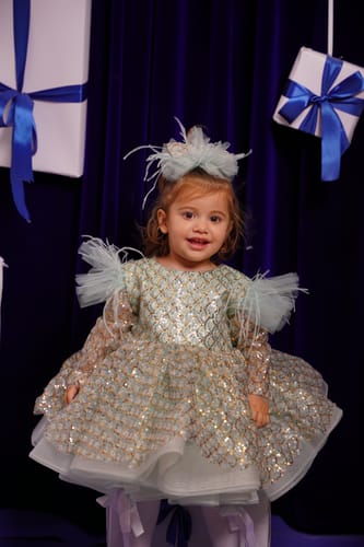 Customer photo review of Girls Christmas Dresses Girls Formal Dresses Toddler Birthday Party Dresses