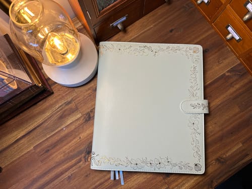 Customer photo review of Planner Cover - (Fits Biz & Teacher) - Vintage Sage