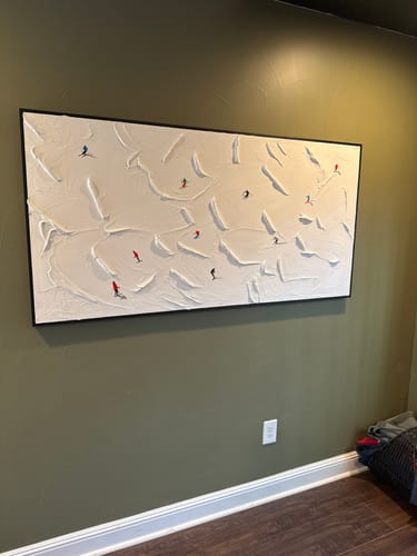 Customer review photo for Plaster Art Texture Painting #SG094