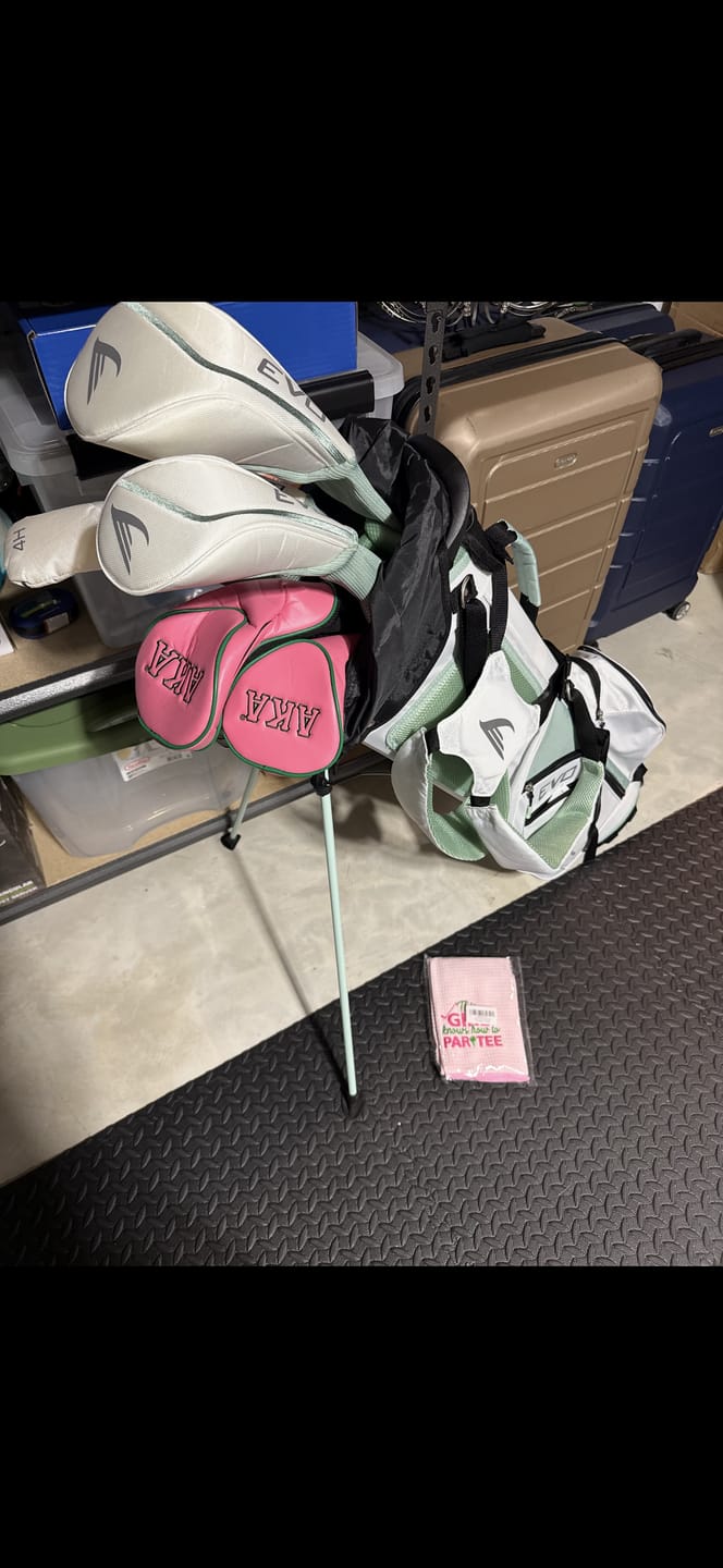 Customer photo review of AKA Golf Club Covers