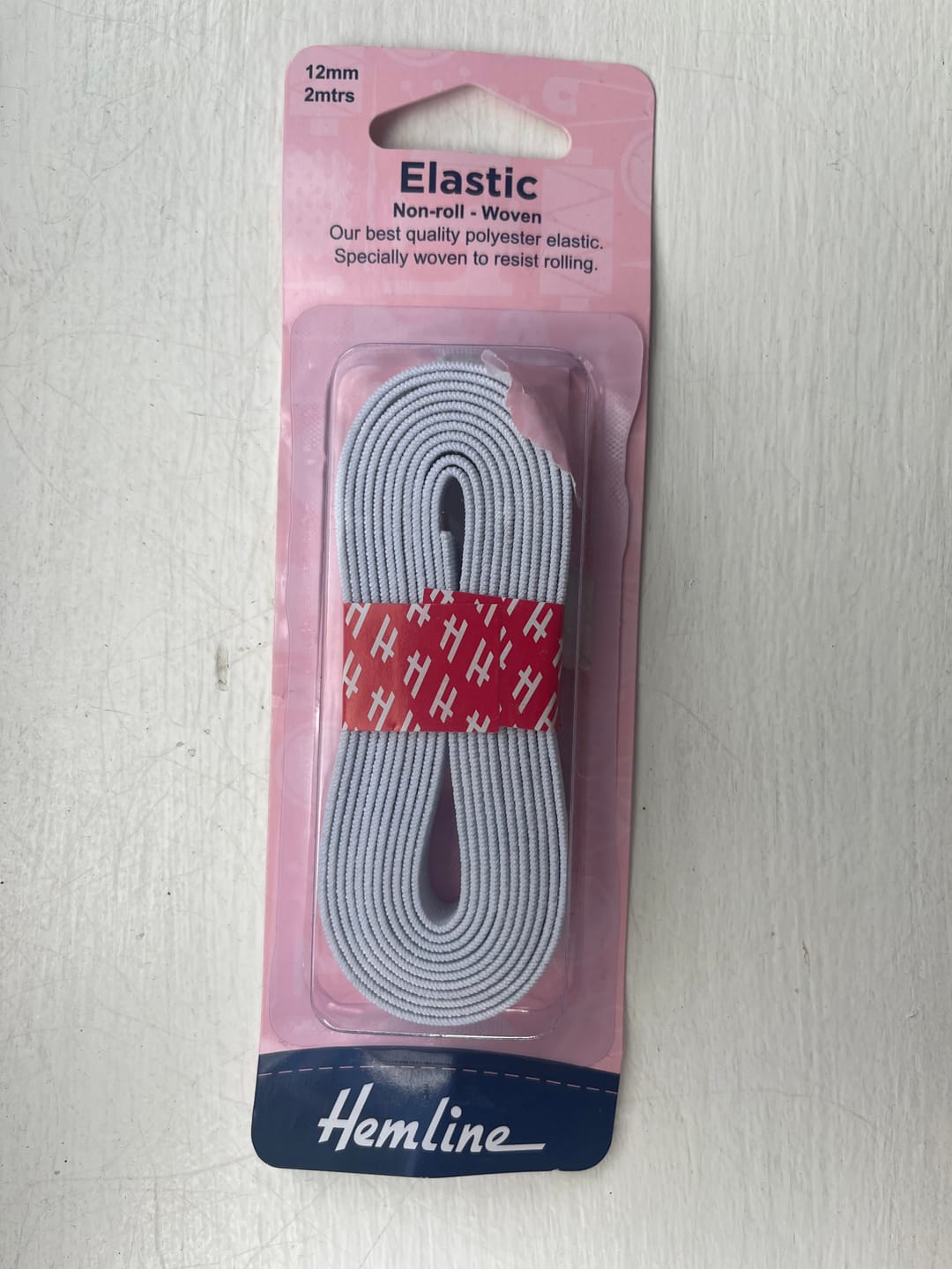 Customer photo review of Hemline Woven Non-Roll Elastic