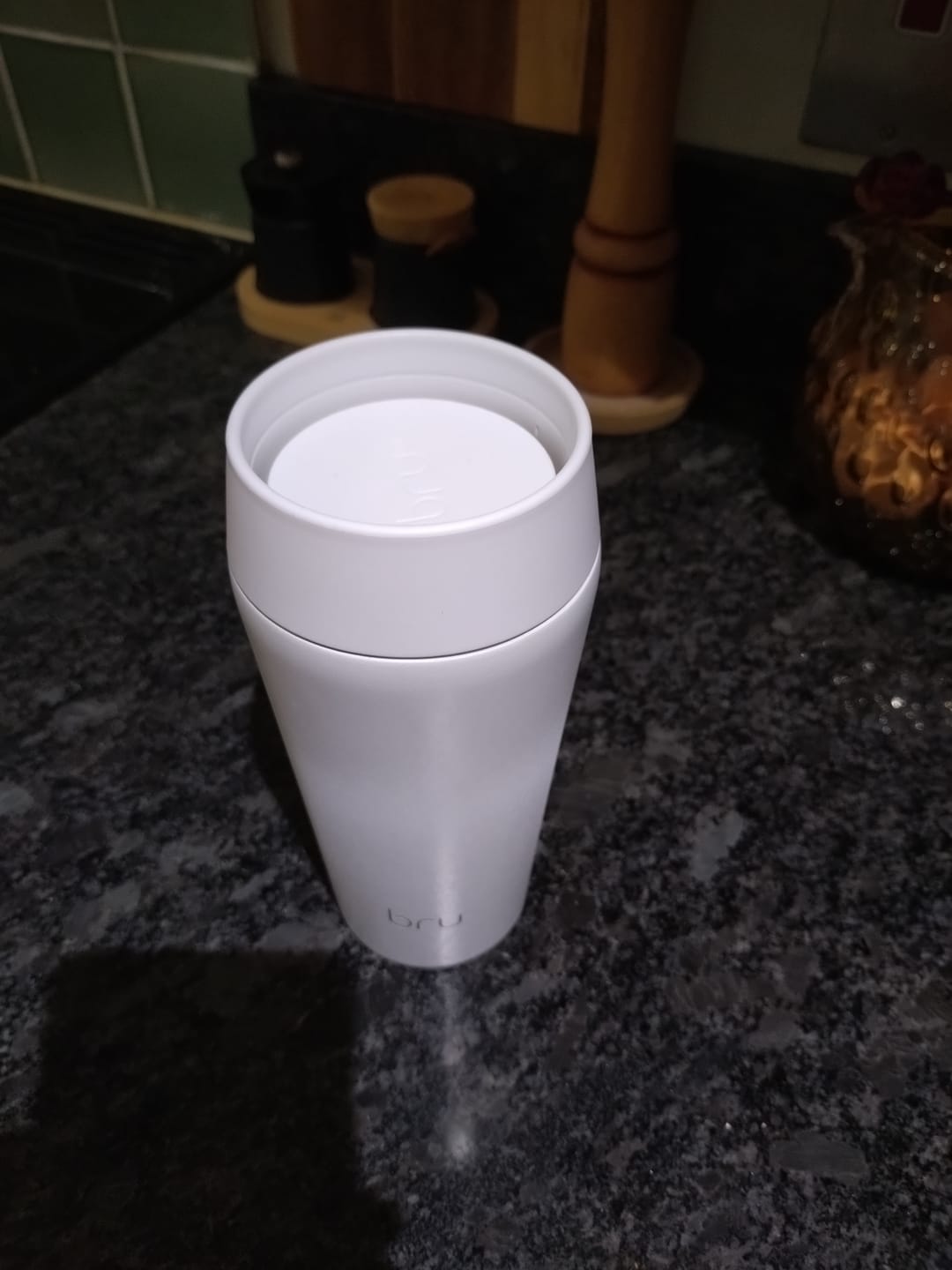 Customer photo review of bru Ceramic Travel Mug