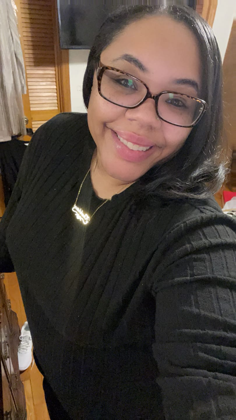 Customer photo review of Love Name Necklace