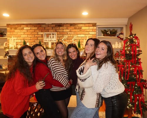 Customer photo review of Leighton Striped Cardigan
