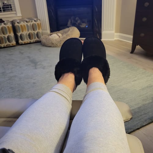 Customer photo review of Ladies Sheepskin Scuff