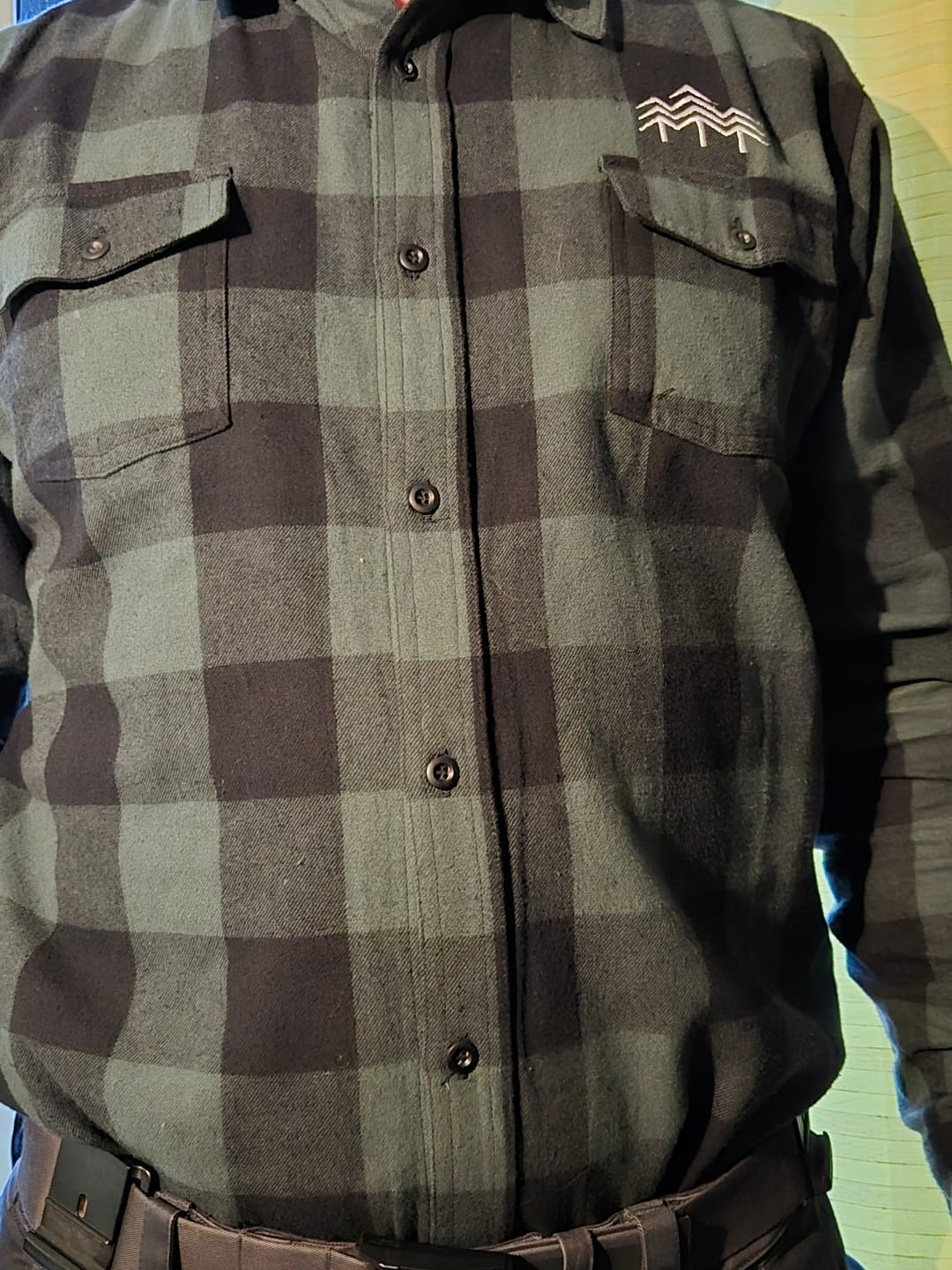 Customer photo review of HOLZBRÜDER® - Unisex Flanellhemd mit Stick