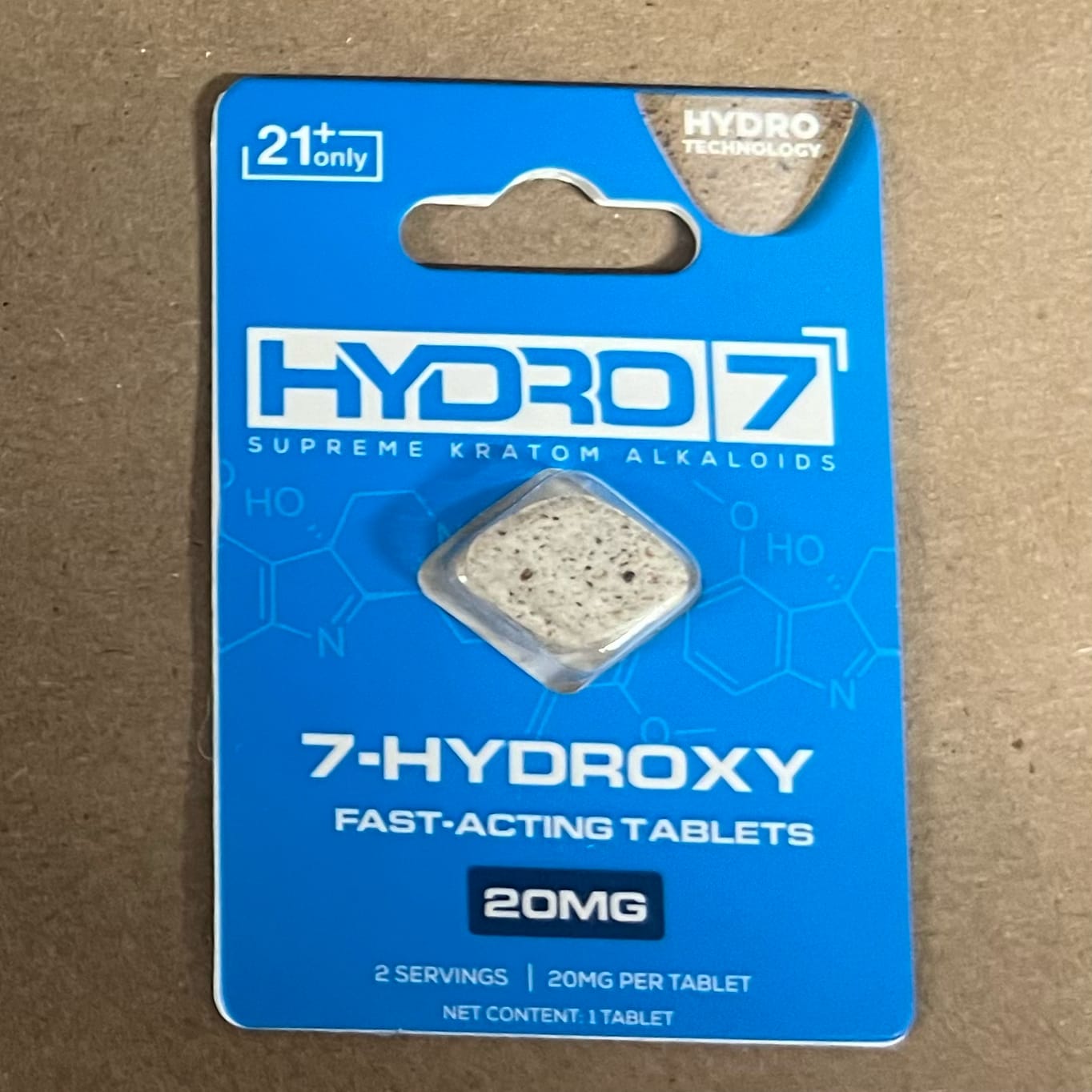 Customer photo review of 7-OH Tablet - 20MG - (1 Count)