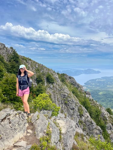 Customer photo review of Short Dusty Rose