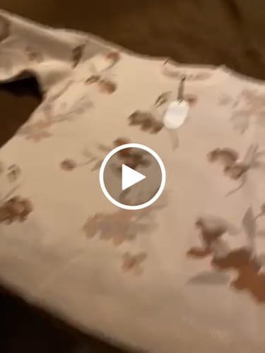 Customer video review of Pressed Floral Sweater