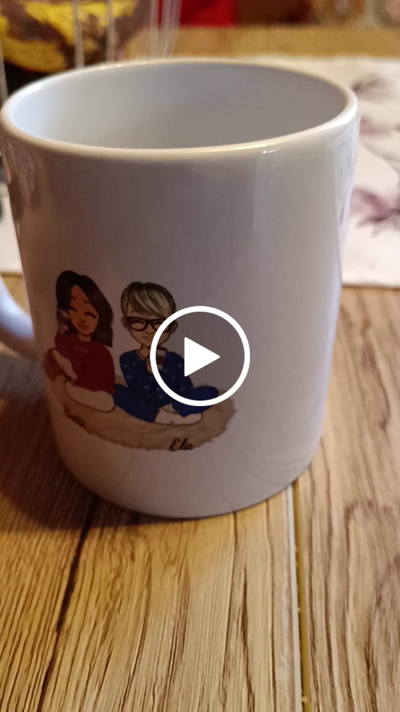 Customer video review of Herzensmenschen - Personalisierte Tasse