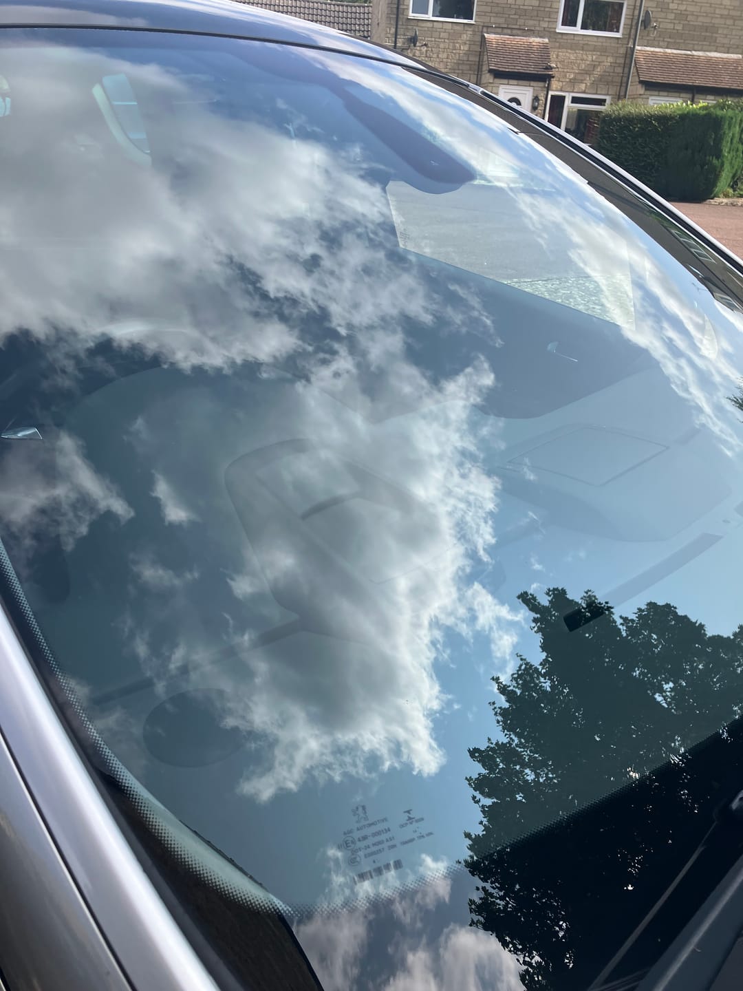 Customer photo review of EZ Blue Vision FishScale Window & Glass Cloth 16x16"
