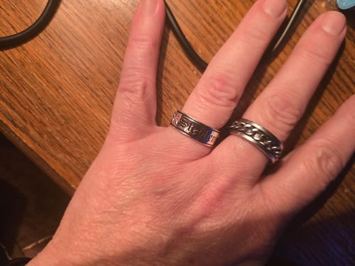 Customer photo review of 8mm Ku'uipo Personalized Ring