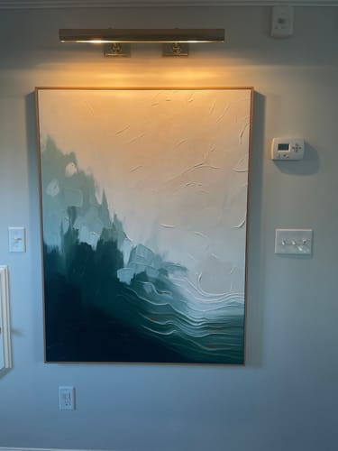 Customer review photo for COLORFUL PAINTING #CA114