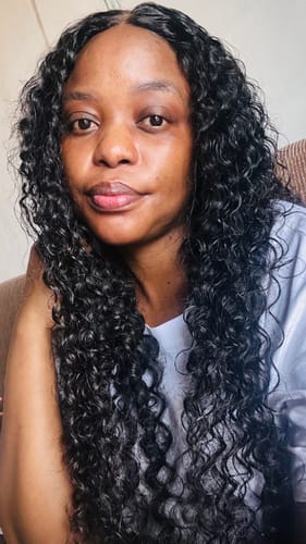 Customer photo review of 13a Machine Made Wigs : Deep Curl 3part Wigs