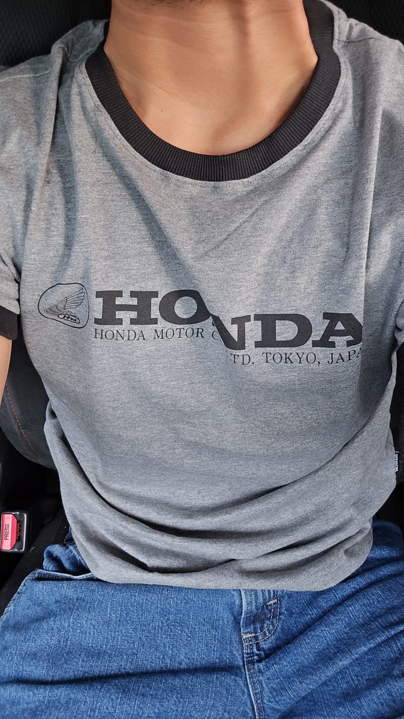 Customer photo review of 1964 Honda Brand Tee