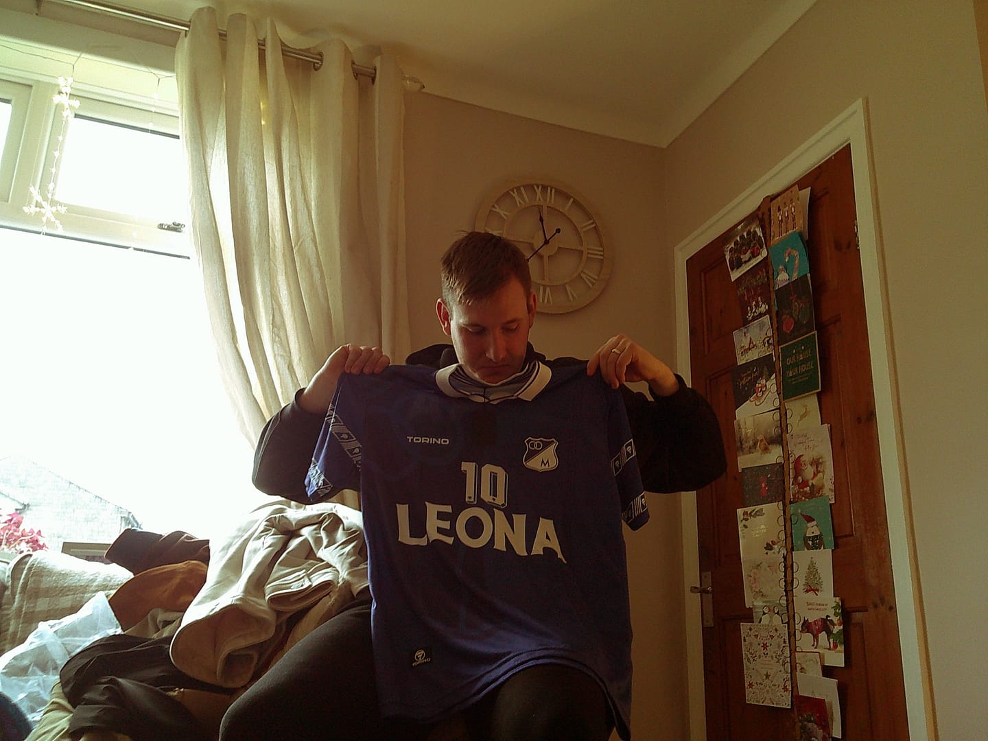 Customer photo review of Mens Secret Football Shirt