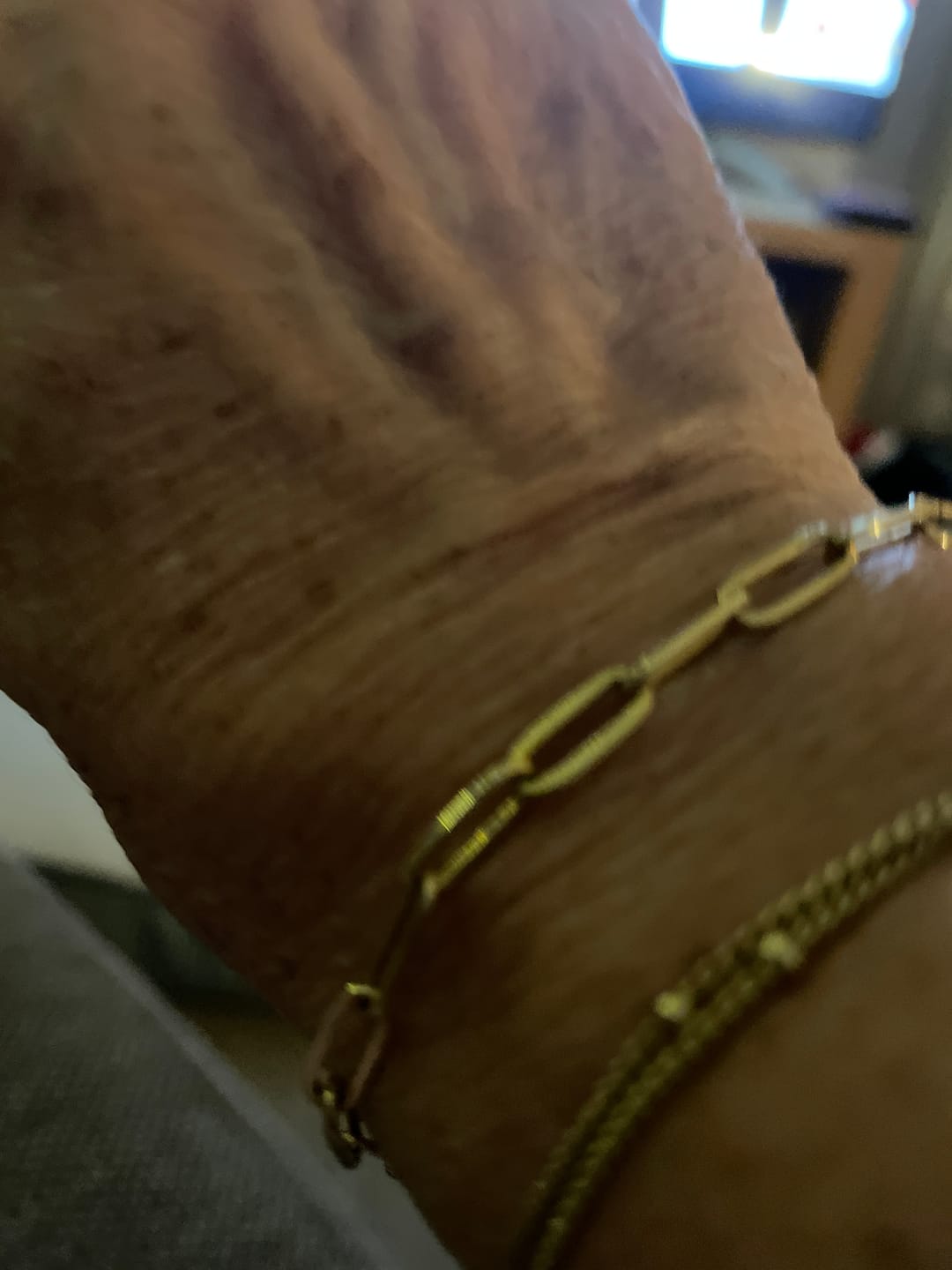 Customer photo review of Double Beaded Bracelet