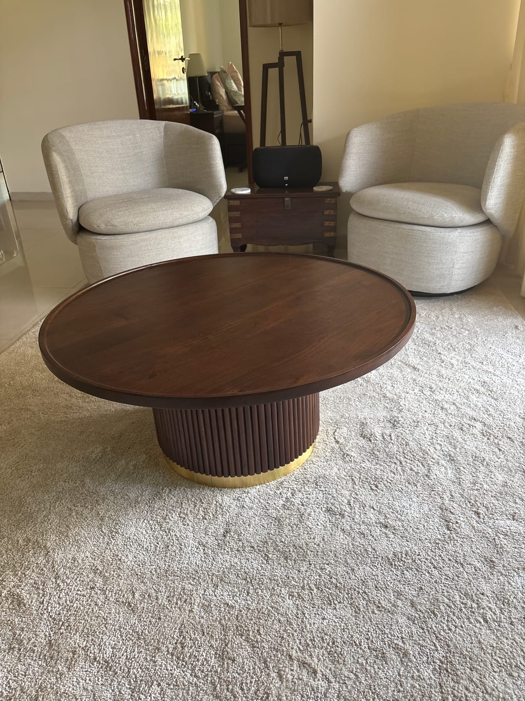 Customer photo review of Kotaro Gold Coffee Table