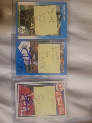 Customer photo review of Mark McGwire Autograph Signing