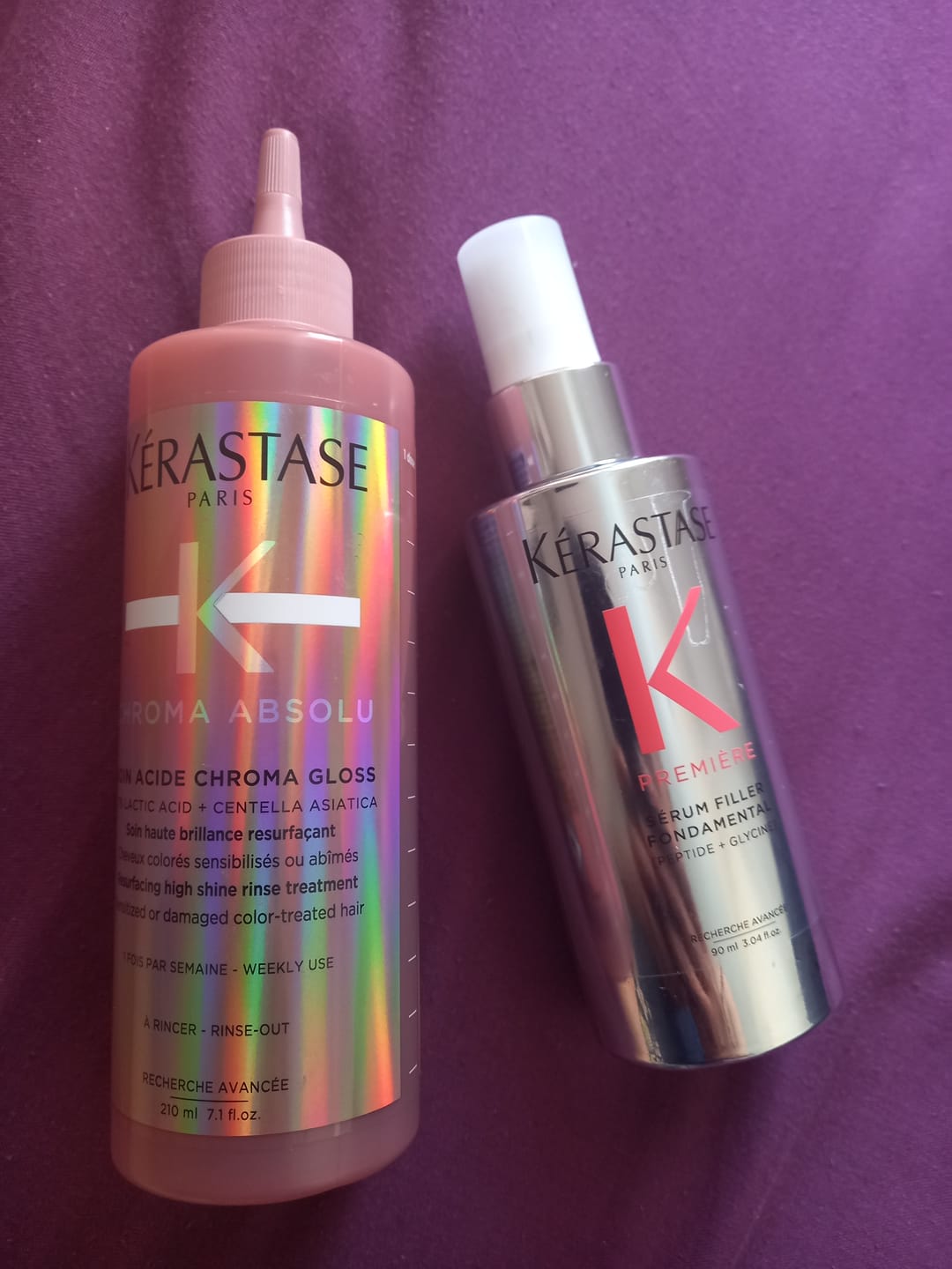 Customer photo review of Kérastase Premiere Sérum Filler Fondamental 90ml