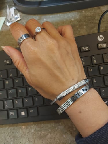 Customer photo review of Keffiyeh Cuff