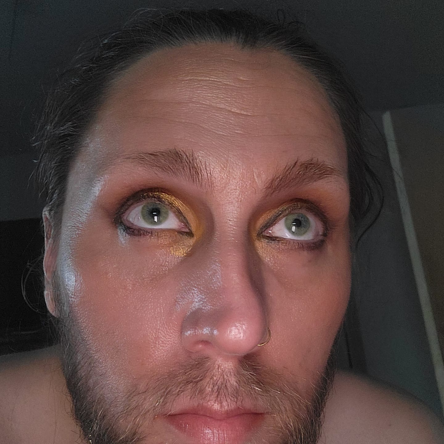Customer photo review of Polar Light Yellow green Colored Contact Lenses
