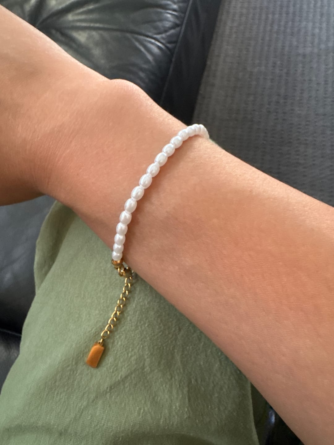 Customer photo review of Pearl Tasbih Bracelet