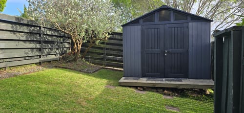 Customer photo review of Stronghold 10 x 8 Shed 3.05m x 2.43m
