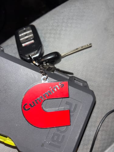 Customer photo review of CUMMINS KEYCHAIN