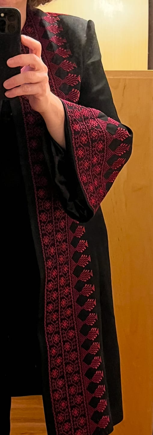 Customer photo review of Hand Embroidered Kimono