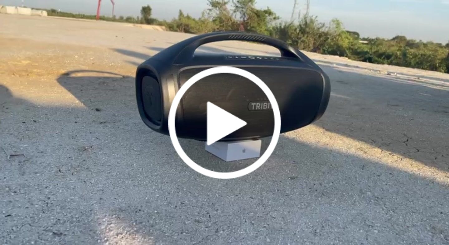 Customer video review of TRIBIT StormBox Blast 2 Portable Bluetooth Speaker