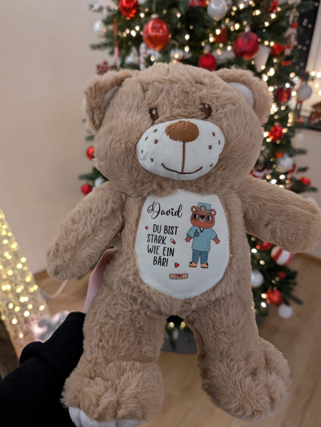 Customer photo review of Ich knuddel dich gesund - Kinder-Kuschelbär