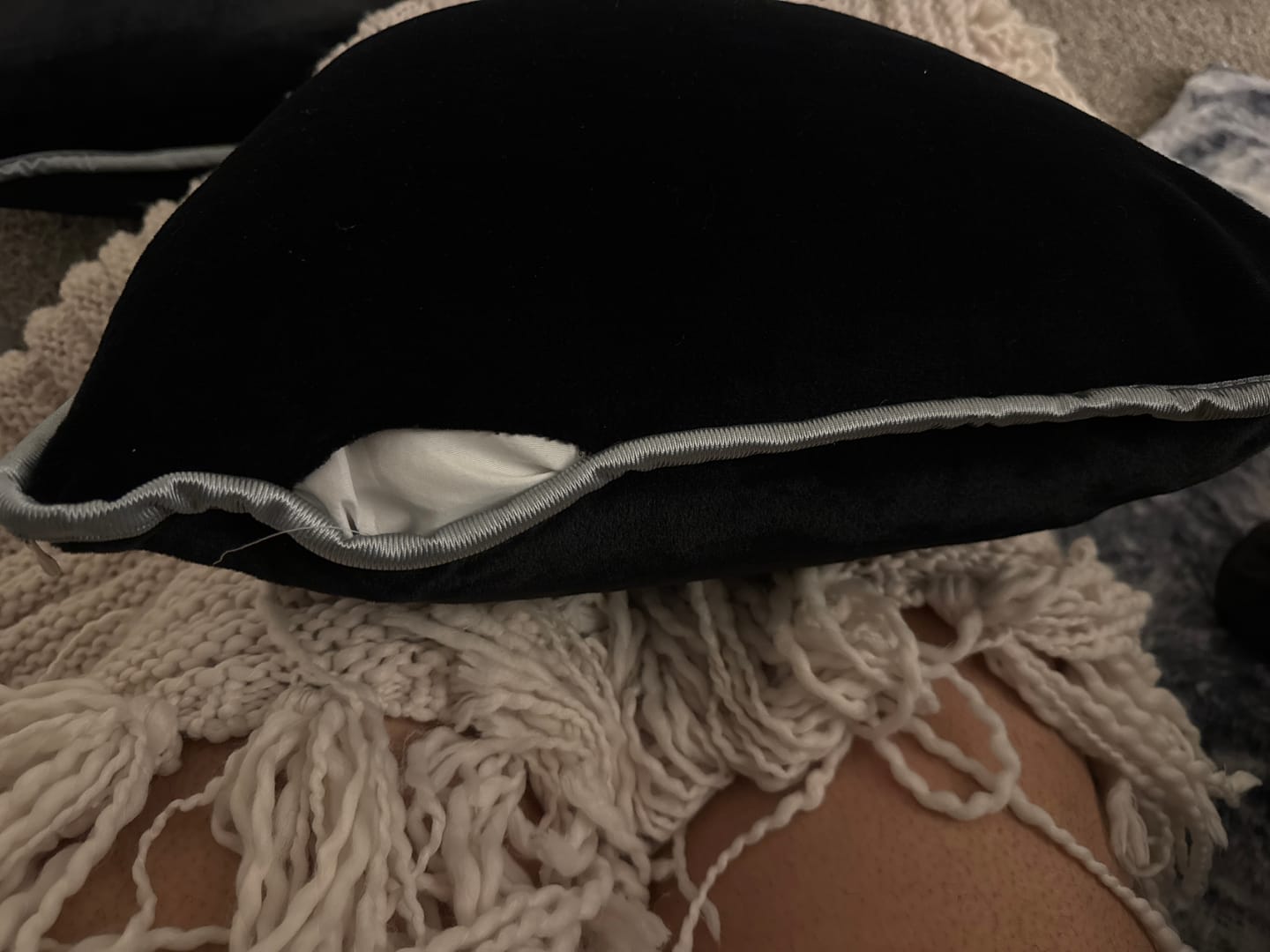 Customer photo review of Kefalonia Velvet Bedding Set