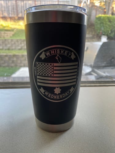 Customer photo review of (6 Pieces) Custom Laser Engraved - 20oz Tumblers