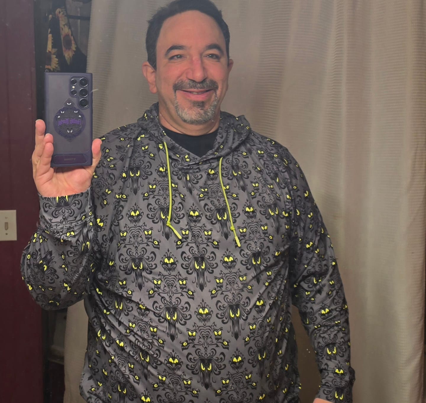 Customer photo review of Disney’s Haunted Mansion "Wall Creeps" – Performance Hoodie