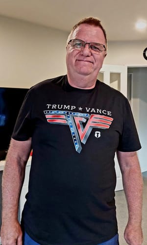 Customer photo review of Mystery T-Shirt