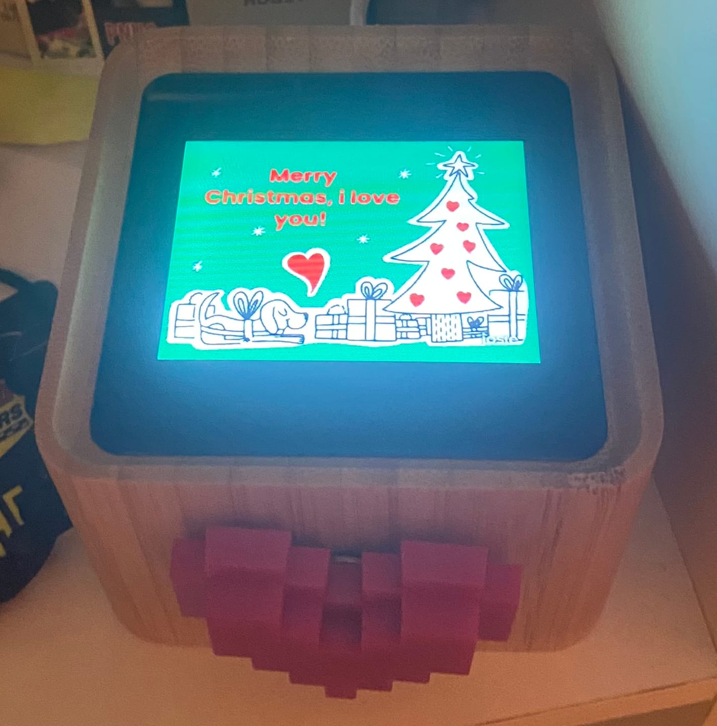 Customer photo review of Lovebox Love Note Messenger