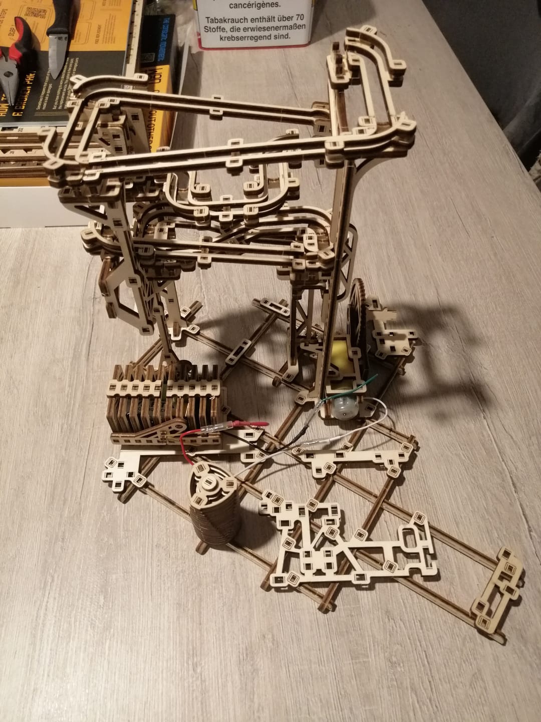 Customer photo review of Spiral Marble Run