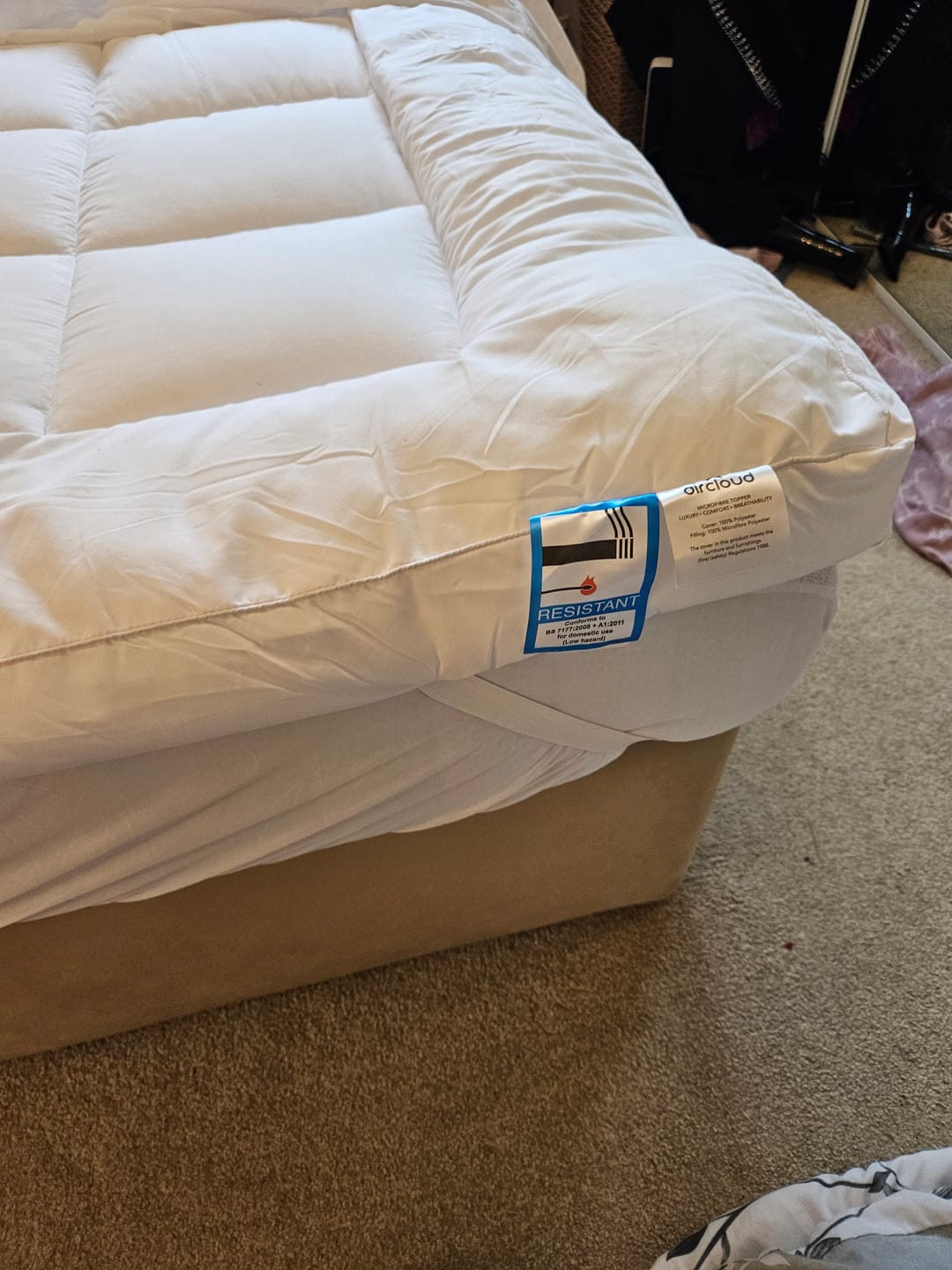 Customer photo review of CloudTopper™ Mattress Topper (60% OFF)