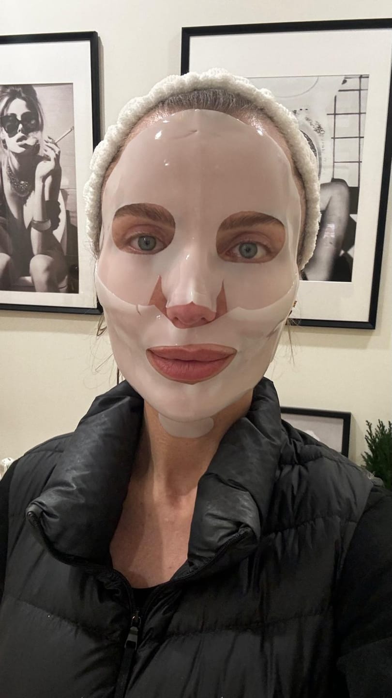 Customer photo review of Nakts hidrogela maska ar kolagēnu Biodance Bio-Collagen Real Deep Mask