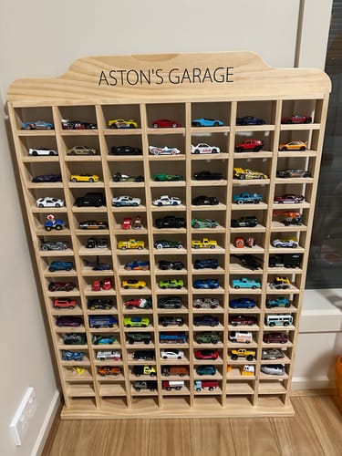 Customer photo review of Matchbox Car Garage Storage