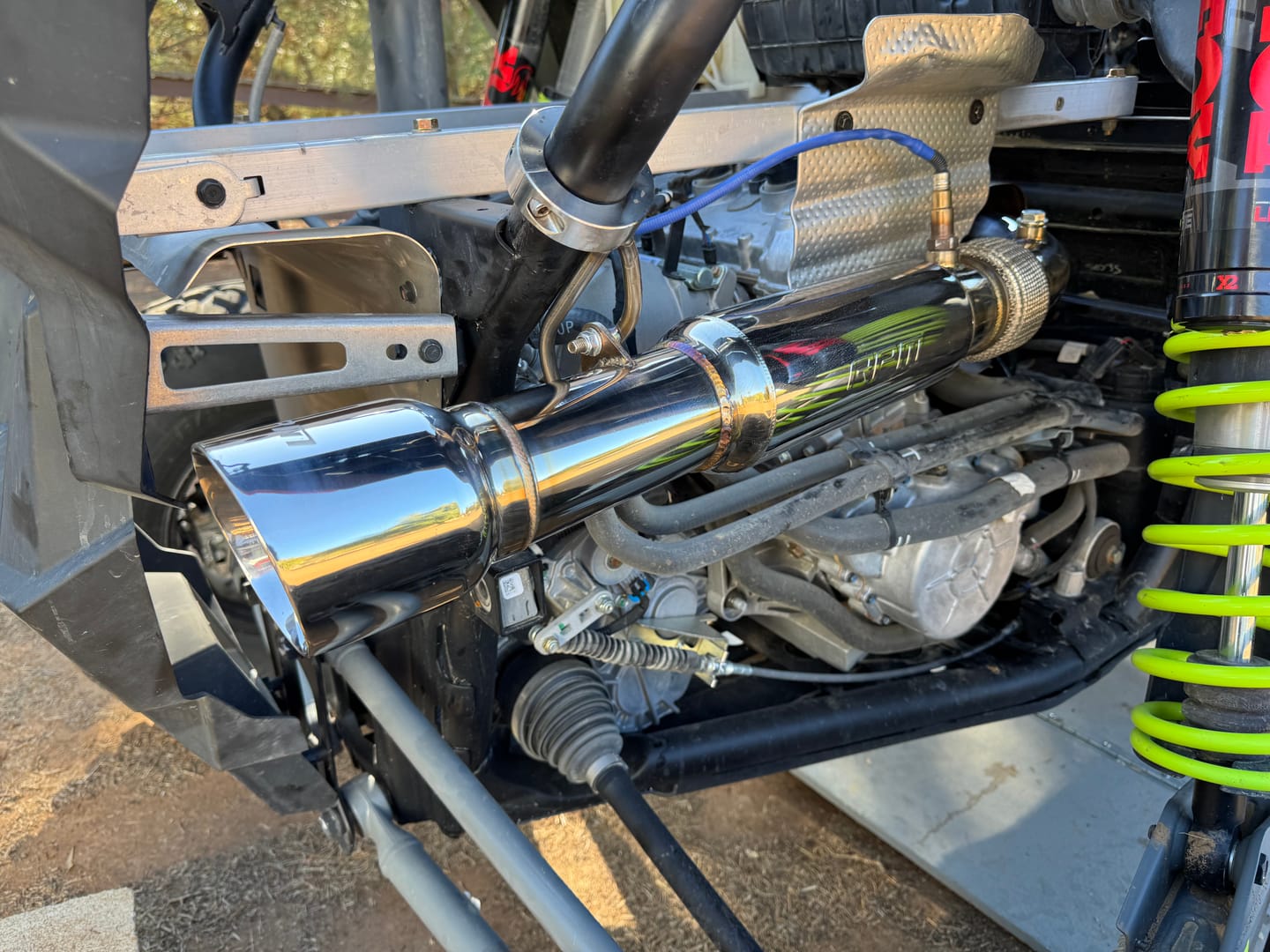 Customer photo review of RPM Turbo RZR Desert Series 3" Full Stainless Exhaust System