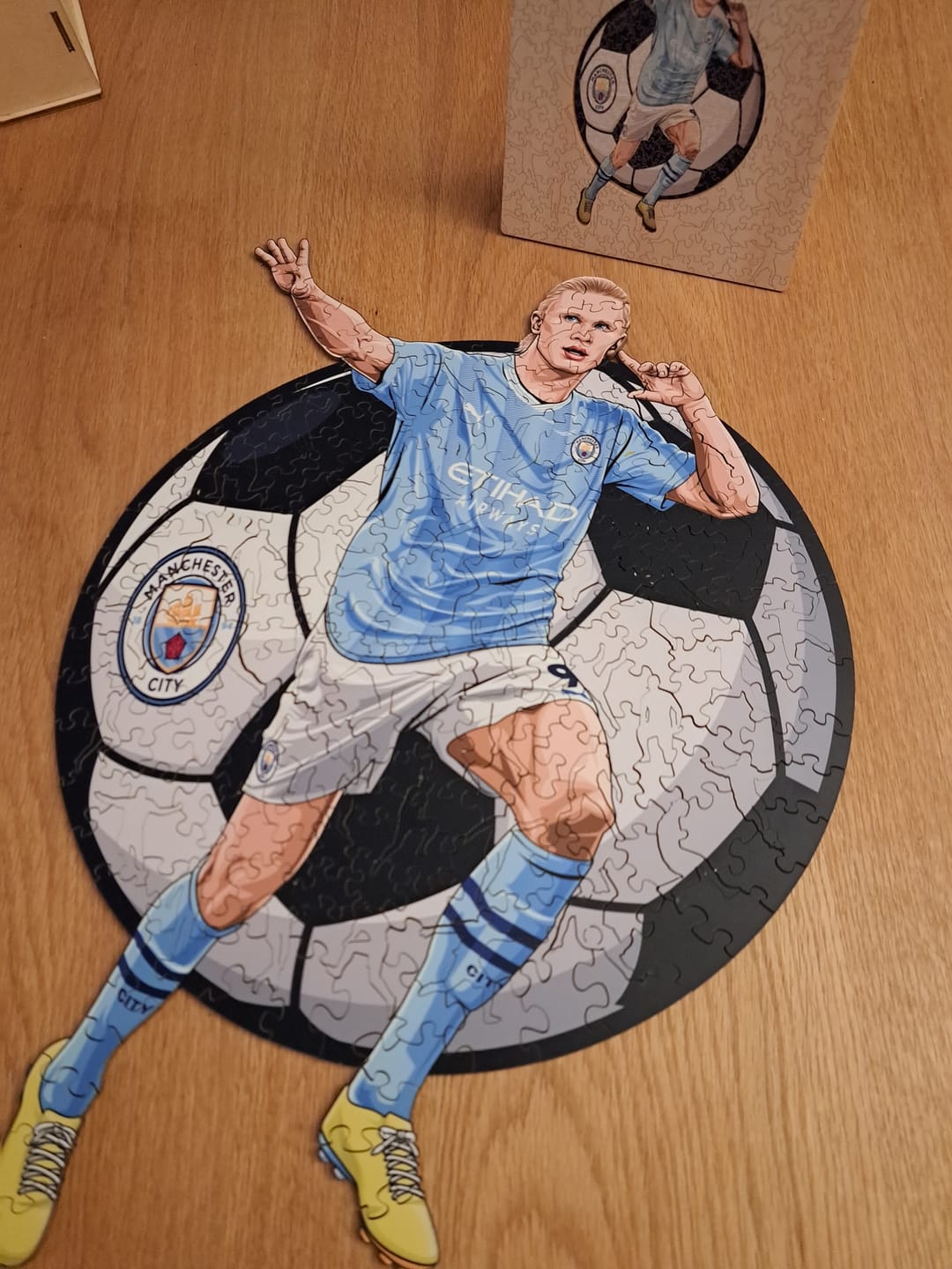 Customer photo review of Erling Haaland - Wooden Puzzle