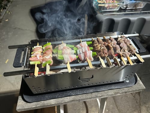 Customer photo review of YAK Yakitori Grill Rods
